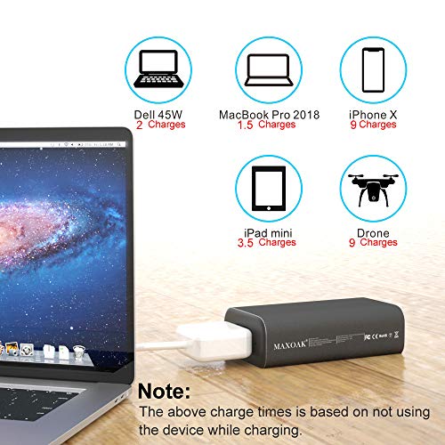 MAXOAK Portable Laptop Charger,26756mAh/99Wh Portable Power Station W