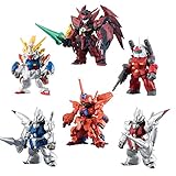 Bandai Shokugan Gundam Converge #10 Action Figure, Pack of 10