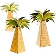 FUNZZY 24 Pcs Coconut Palm Tree Candy Box Summer Theme Party Supplies Hawaii Candy Box Candy Wrapper - 3.5x3.5x10cm