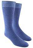 Solid Texture Men's Cotton Blend Dress Socks