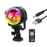 Eyourlife 3W 7 Colors USB Disco Ball Strobe Light Party Lights Disco Lights Dj Light LED Portable Sound Activated Stage Lights