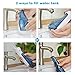 Mornwell D50 Electric Water Flosser, Professional Cordless Dental Oral Irrigator - Portable and Rechargeable IPX7 Waterproof 3 Modes Water Flossing for Home and Travel, Braces & Bridges Care, Blue