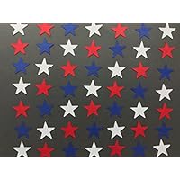 Red, White, and Blue Star Confetti - Patriotic Party - 4th of July Party Decor - Baseball Party Decor - Baseball Birthday Party - Star Decor - 300 pieces