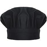 TopTie Chef Hat for Kid & Adult, Cotton Elastic Adjustable Kitchen Cooking Baking Hat
