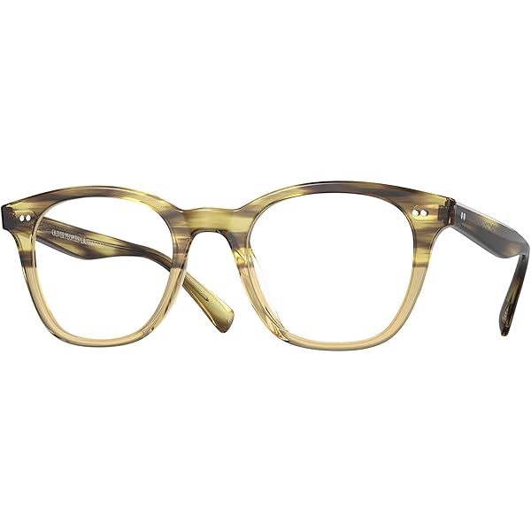 Oliver Peoples Gwinn Eyeglasses Bordeaux Bark w/Demo Lens 52