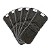 AlVABABY Charcoal Bamboo Inserts with Gussets Natures Cloth Diaper Liner 5-Layer Bamboo&nbsp;Charcoal&nbsp;Viscose&nbsp;Staple&nbsp;Fiber Inserts,Reusable Liners for Baby Cloth Diapers 6PCS 6FLN primary