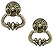 Tinksky Cabinet Hardware Cupboard Wardrobe Drawer Knob Door Pull Handle Pack of 2(Bronze)