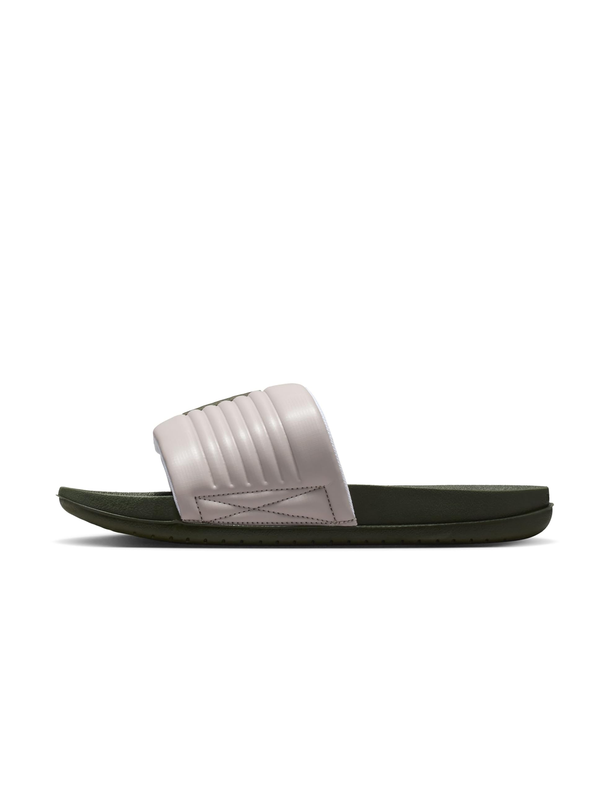 Nike Men's Offcourt Adjust Slides, Cargo Khaki/White-College Grey, 10 Image