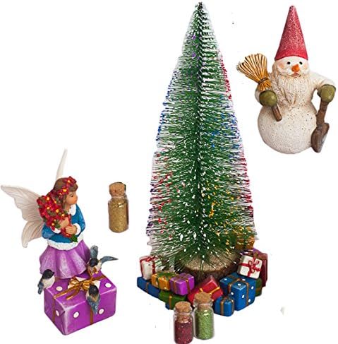 Value 8 Piece Fairy Bella Garden Xmas Tree Set By Wonky Hill