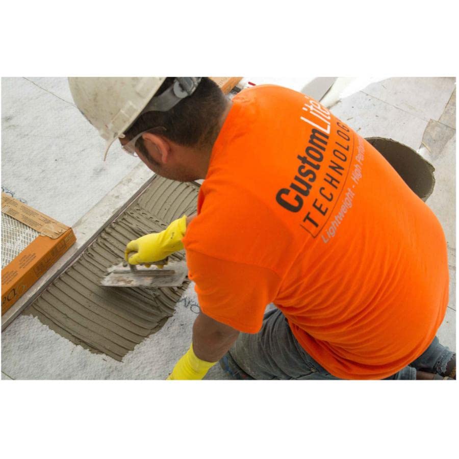 CUSTOM VersaBond Professional Thinset Tile Mortar Grey 25lb - Polymer-Modified for Strong Ceramic Porcelain Floor Bonds