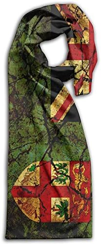 Vintage Fiji Double Sided Printing Scarf Shawl Scarfs Scarves