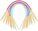 16 inch Circular Knitting Needles Set Knitting Kit Size 15 13 11 10 9 8 7 6 5 4 3