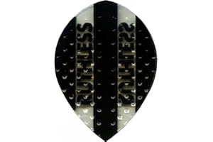 Ruthless Clear Panel Dart Flights | 100 Micron Pear Available in 5 colours and packs of 1, 3, 5 or 10