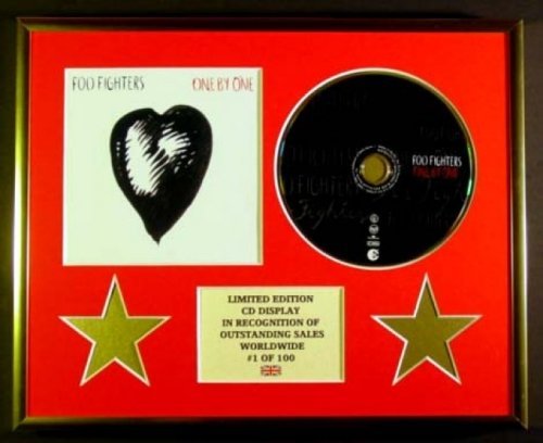 FOO FIGHTERS/CD DISPLAY/LIMITED EDITION/COA/ONE BY ONE