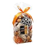 Qingbei Rin Potpourri Bags,Burnt Orange Scented