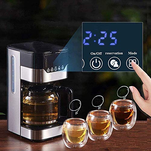 Filterkaffeemaschine, 1.5L Kapazität Kaffeemaschine Producing zu 10 Tassen, programmierbaren 24-Stunden-Timer mit… – Bild 8