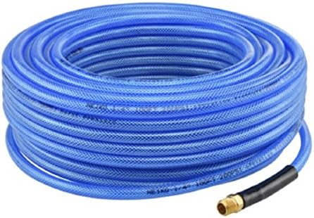 1/4" inch 100' ft Air Hose Ironflex Braided Polyprothane Compressor 200 PSI