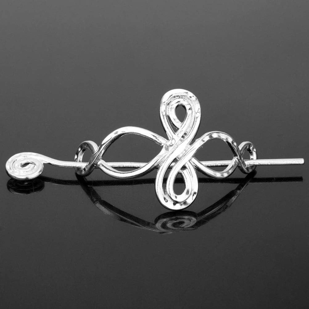 Lurrose Creative Hair Clips for Women Knot Hair Pin Metal Bobby Pin Sliding Accessories for Wedding Guest and Everyday Use - Image 4