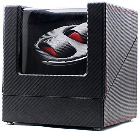 Mount Tibet High-end Ultra Quiet Carbon Fiber Watch Winder for 2 Automatic Watches