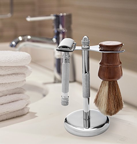 Elkaline Double Edge Razor Heavy Duty Safety Razor Long Handled - 2 Free Single Blade Razor Blades - The Best Quality Shaving Razors For Men and Women
