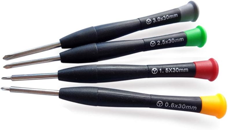 Lot De 4 Tournevis Triwing Tripoint Pour Nintendo Switch Joycon Wii Ds Lite Outils De Reparation 0 6 Mm 1 5 Mm 2 5 Mm 3 Mm Amazon Fr Bricolage