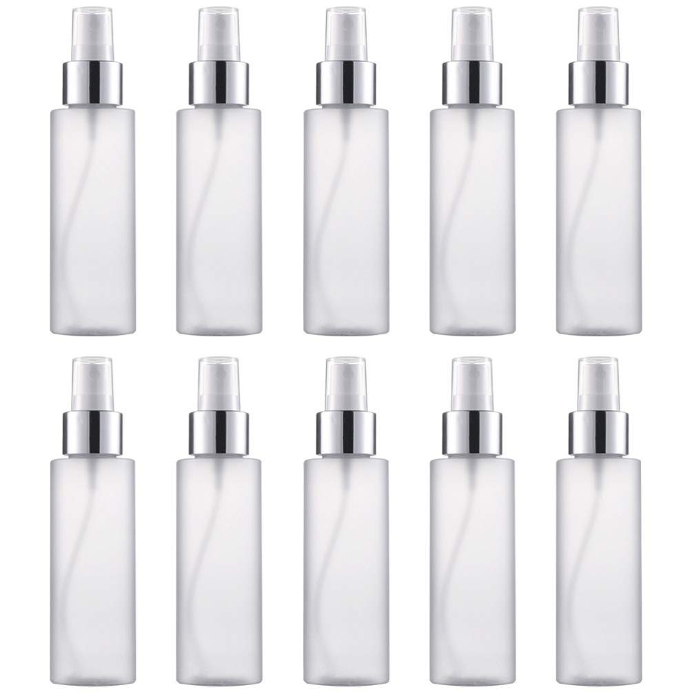 Beaupretty Refillable Travel Spray Bottles 10-Pack 3.4Oz Portable Perfume Atomiser Dispenser for Essential Oils Lotion Cosmetics Outdoor and Home Use
