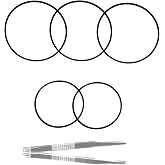 Cassette Deck Belt Kit 3-Pack for Sony TC-WR Series, Japanese Rubber | Includes 2 Drive Belts, 1 Counter Belt and Tweezers.with for TC-WR730 TC-WR750 TC-WR910 TC-WR950. DIY repair in 15 min.