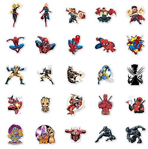 2 Avengers+Stickers+Waterproof+Skateboard+Superhero