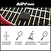 ADV Tennis Dampener with Custom Feel, Racket Shock Absorber to Reduce Vibration and Stay on The Racket, Engineered Poly-Silicone Tennis Racket Dampener, Black, Touch 3-Pack…