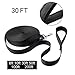 Hi Kiss 6ft 30ft 50ft 100ft 160ft 200feet Black Extra Long Line Training Dog Leash - for Large,Medium and Small Dogs - Long Lead - Great for Training, Play, Camping, or Backyard