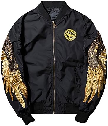 Bestmail Mens Casual Slim Fit Lightweight Baseball Jacket