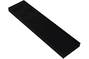 GYOFFULL HDPE Block Black PE Polyethylene Rectangular Solid Plastic Tapping Block High Density Sheet Great for DIY Projects for Machining Home Floor Improvement （3/4" x 12" x 3" ）