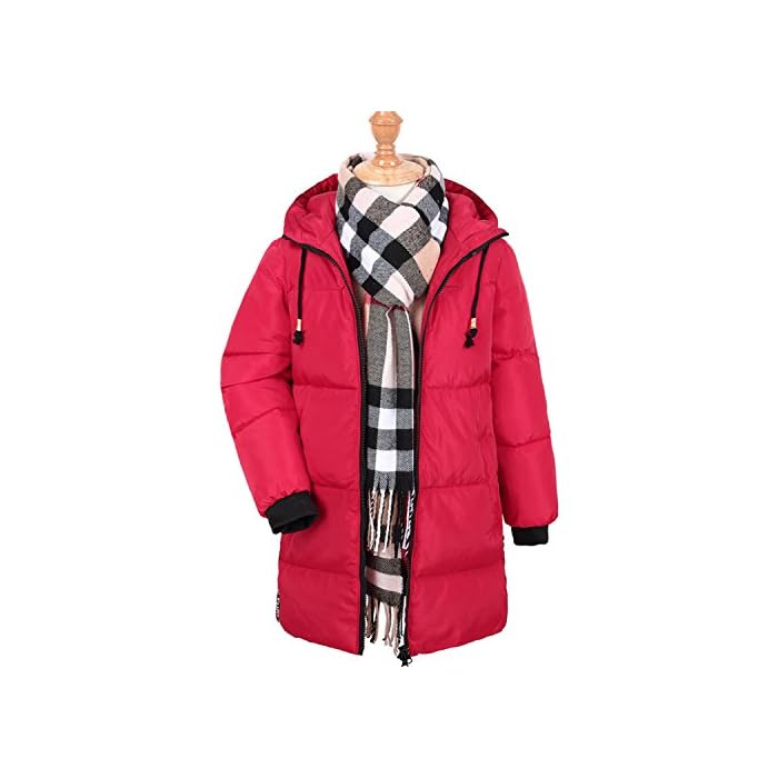Girls Parka Winter Coat Fur Children 