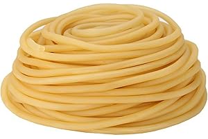 Aisetmoon 82 FT Latex Tubing 1/8" (3mm) ID x 1/4" (6mm) OD Latex Tube Natural Slingshot Tubing Surgical Tube
