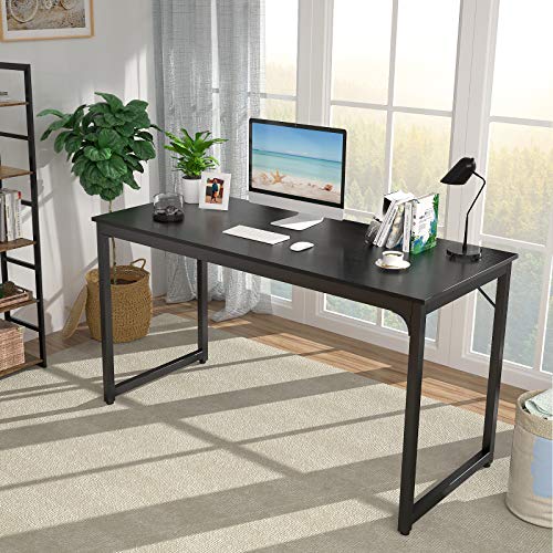 Foxemart Computer Desk 55” Modern Sturdy Office Desk PC Laptop Notebook