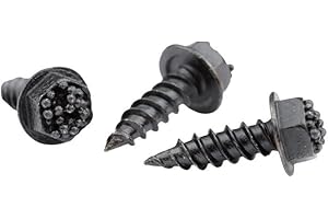 Simms Hardbite Wading Boot Studs for Felt Soles, Hex Head Sharp Point Screws, 20-Pack