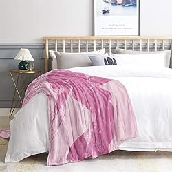 FJWXCBD Sexy Throw Blanket, Pink Naked Girl Fleece