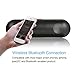 Bluetooth Speakers, IWAVION Portable Wireless Stereo Speaker Built-in Mic FM Radio Super Bass Support Micro TF SD Card/USB Input/AUX Line-In, Compatible with iPad/iPhone/Samsung and More (Black)