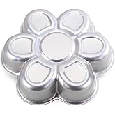 Cayanmydery Flower Shaped Cake Pan, Aluminum 3D Flower Cake Mold for Baking Mould Tin Cake Pan