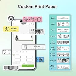 NELKO P21 Label Maker Tape, Adapted Label Print