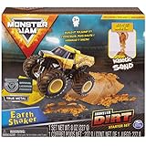 Monster Jam, Earth Shaker Monster Dirt Starter Set, Featuring 8oz of Monster Dirt & Official 1: 64 Scale Die-Cast Truck