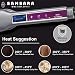SAMSARA Professional Hair Straightener Flat Iron with Digital Display, Heats Up Fast, 1.75″ Wide Panel with Dual Voltage, Flat Iron with LCD Screen, Touch Control Adjustable Temp, Blackthumb 4