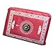 High Quality Muslim Pocket Prayer Mat Travel Prayer Rug with Mecca Compass Maroom Color