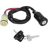 TXRXIZ Ignition Switch Key for Honda Rancher 350 400 420 Ignition Switch | for ATV TRX350 TRX420 TRX450 Foreman TRX350FM 4x4 2000-2006 Replace 35100-HP5-600 35100-HP0-A71 Waterproof Ignition Switch