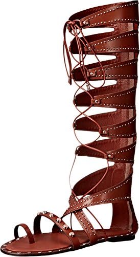 IVY KIRZHNER Women's Sorcerer Rust/Tobbaco Sandal 6 M