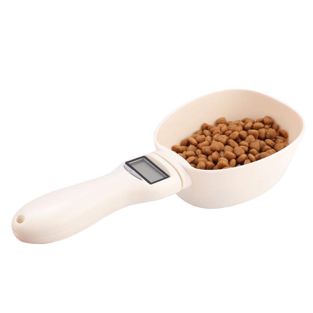 Redxiao Spoon Scale, Pet Food Measuring Scoop, Pet Food Spoon, Electronic Pet Food Measuring Spoon for Dog for Cat