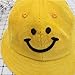 Smiley Face Embroideried Fisherman Bucket Hat,Crytech Fashion Hipster Plain Packable Uv Protection Fishing Sun Cap Casual Wild Solid Outdoor Travel Visor for Couples Teens Boy and Girl (Yellow)thumb 3