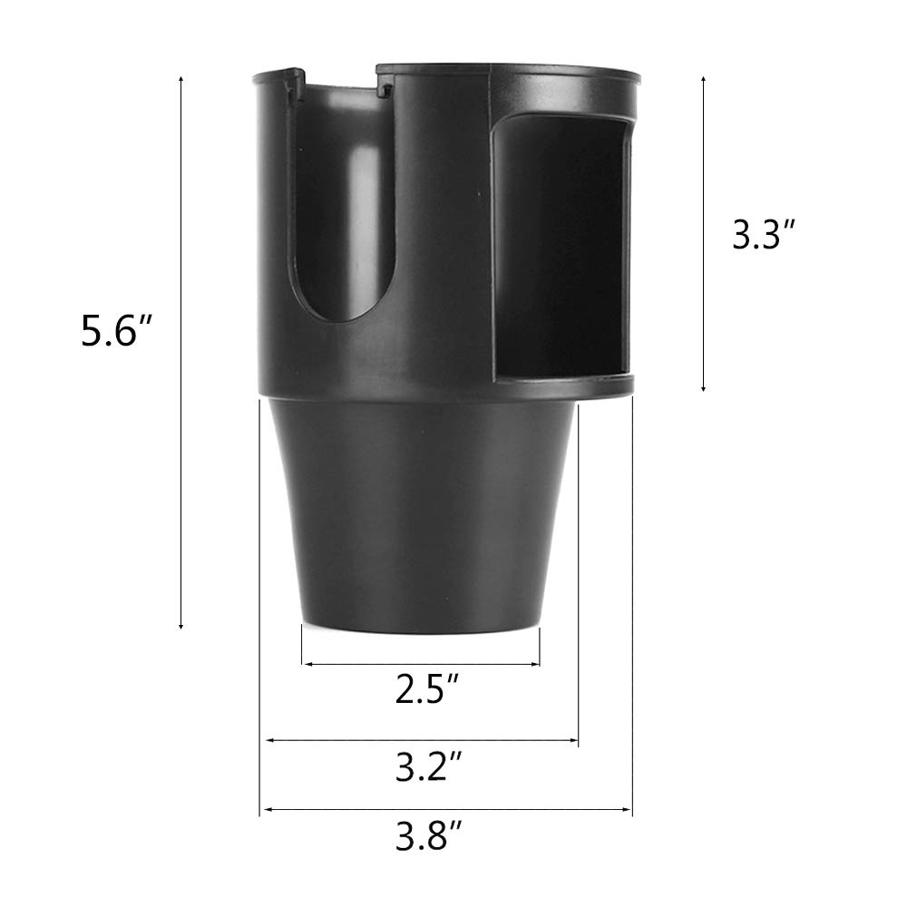 JoyTutus Large Car Cup Holder Adapter Drink Expander for Hydro Flask