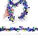 Atopsell 6 Pieces Christmas Tinsel Tree Garland Decorations for Holiday Party Soft Ceiling Hanging Decorations Main Color Blue Red Green (Mixed Color)