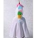 Storybook Wishes Little Girls White and Rainbow Unicorn Hooded Cape